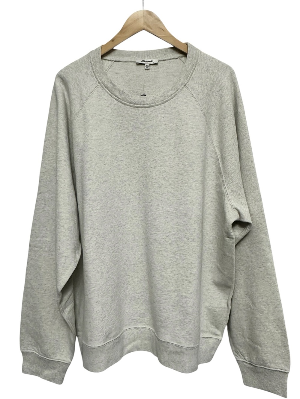 MADEWELL Crewneck Sweatshirt in Loopback Terry
Heather Grey Size XXL